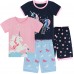 Little Hand Girl Pajama Set Unicorn Short Sleepwear Pajamas Cotton Pjs