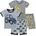 Little Hand Toddler Boy Vehicle Pajama Set Short Sleepwear Cotton Pjs