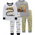 Little Hand Toddler Boys Pajamas Sets Truck 100% Cotton Pjs Sleepwear