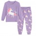 Little Hand Toddler Girls Long Sleeve Sleepwear Unicorn Pajamas Set