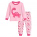 Little Hand Toddler Girls Pajamas Dinosaur Cotton Pjs Set Sleepwear