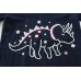 Little Hand Toddler Girl Dinosaur Pajamas Long Cotton Sleepwear Kids Pjs