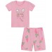 Little Hand Girls Easter Bunny Pajamas 100% Cotton Summer Sleepwear Short Set