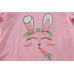 Little Hand Girls Easter Bunny Pajamas 100% Cotton Summer Sleepwear Short Set