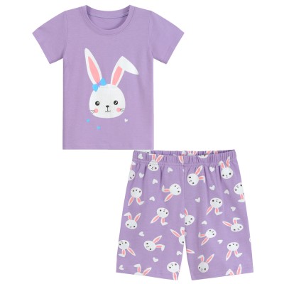 Little Hand Toddler Girls Bunny Pajamas Girl Easter Pjs Sleepwear