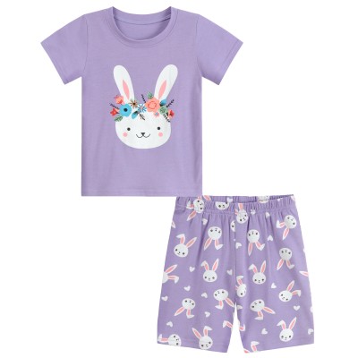 Little Hand Toddler Girls Pajamas Easter Short Sleeve Sleepwear Set