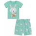 Little Hand Toddler Girl Easter Pajamas Rabbit Short Sleeve Sleepwear Set