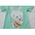 Little Hand Toddler Girl Easter Pajamas Rabbit Short Sleeve Sleepwear Set