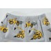 Little Hand Toddler Boys Pajamas Construction Truck Print Pajama Sets