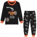 FEDPOP Halloween Skeleton Pajamas Kids Glow in the Dark Cotton Sleepwear Pjs Sets