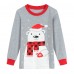 Little Hand Toddler Boys Christmas Pajamas Long Sleeve Cotton Pjs Set