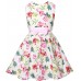 Little Hand Easter Floral Casual Dresses for Little Girls Size 3t-9t