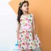 Little Hand Easter Floral Casual Dresses for Little Girls Size 3t-9t