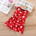 Little Hand Toddler Girls Sleeveless Dress Heart Causal Summer Dress