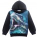 Little Hand Boys Long Sleeve Sweatshirts 3D Dinosaur Hoodies