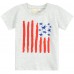 Little Hand Toddler Grisl Patriotic Shirts 4th of July American Flag Tees