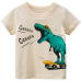 Little Hand Toddler Boys Tops Tees Cartoon Dinosaur Kids Cotton Clothes Summer Short Sleeves T-Shirts