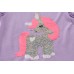 Toddler Baby Girl Ruffle Sleeve Cotton T Shirts Unicorn Dinosaur Tank Tops Tee