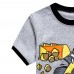 Little Hand Toddler Boys Excavator Pajamas 100% Cotton Summer Pjs for Boy