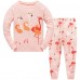 Little Hand Toddler Girls Pajamas Cotton Flamingo Kids Sleepwear Size 2-7t