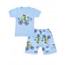 Little Hand Toddler Boy Summer Pj Short Set 100% Cotton Pajamas for Boy