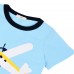 Little Hand Toddler Boys Airplane Pajamas Set 100% Cotton Short Sleeve Pjs