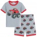 Little Hand Toddler Boys Short Pajamas Truck 100% Cotton Summer Kids Clothes