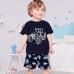 Little Hand Toddler Boys Pajamas 100% Cotton Kids Summer Short Sets Truck Glow in Dark PJS 2t-7t