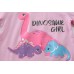 Little Hand Toddlers Girl Dinosaur 2 Piece Pajamas Set 100% Cotton ShortSleeve