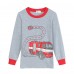 Little Hand Toddler Boy Pajamas Set Fire Truck Long Sleeve Sleepwear