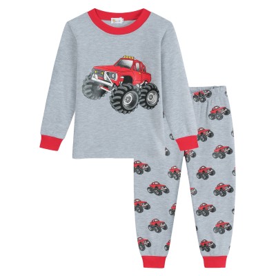 Little Hand Toddler Boys Pajamas Truck Pjs Long Sleeve Sleepwear