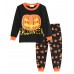 Little Hand Toddler Boys Halloween Pumpkin Pajamas Kids 2 Piece Pjs